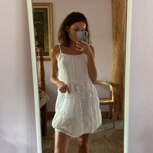 Nina Murati Vintage White Dress